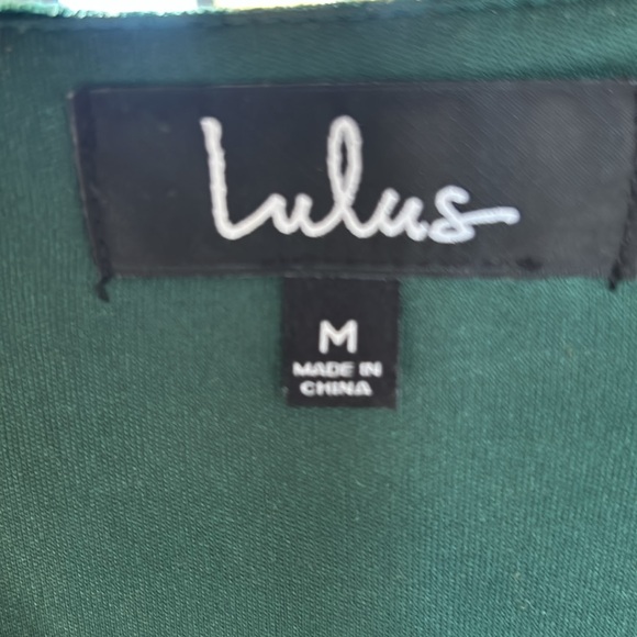 Lulus Silver Screen Emerald Green Velvet Long Sleeve Midi Dress - Picture 4 of 5